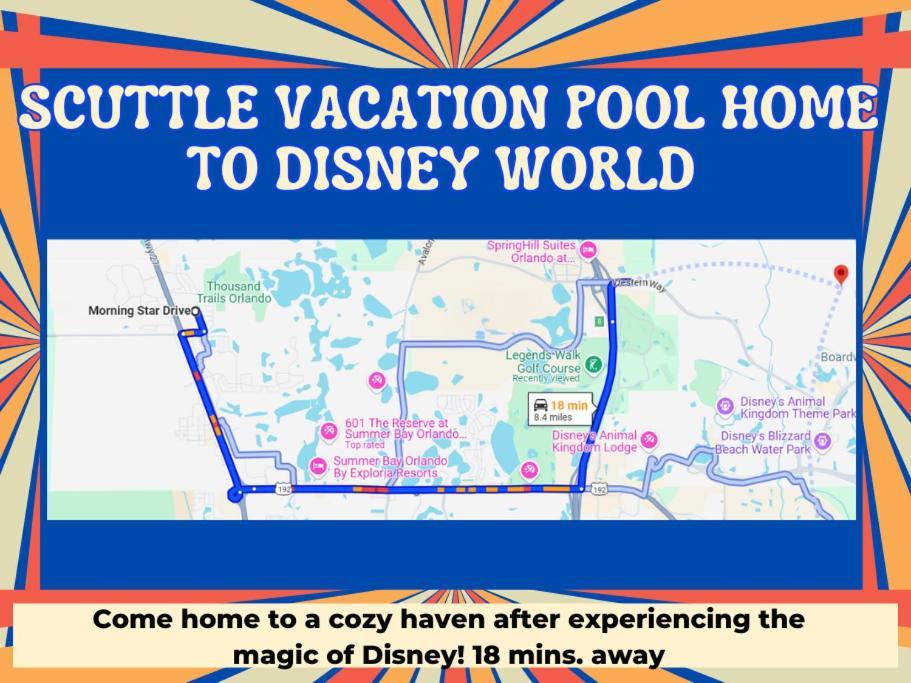 Scuttle Vacation Pool Home Wspa Орландо Экстерьер фото